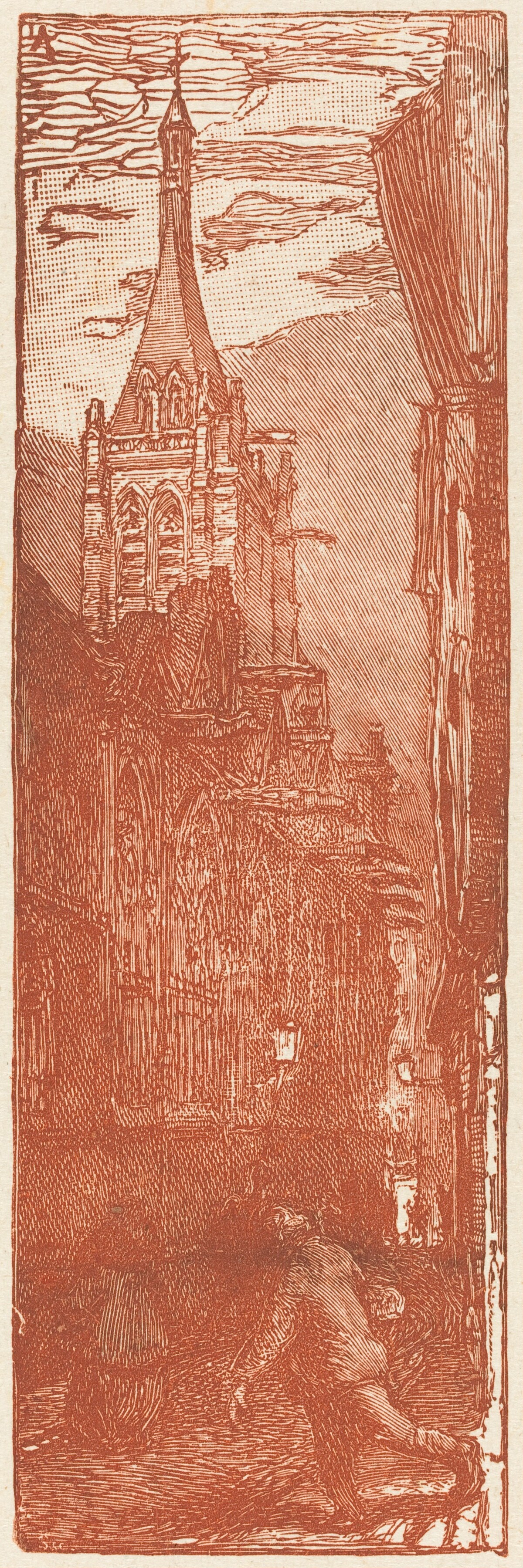 Saint-Severin by Auguste Lepère