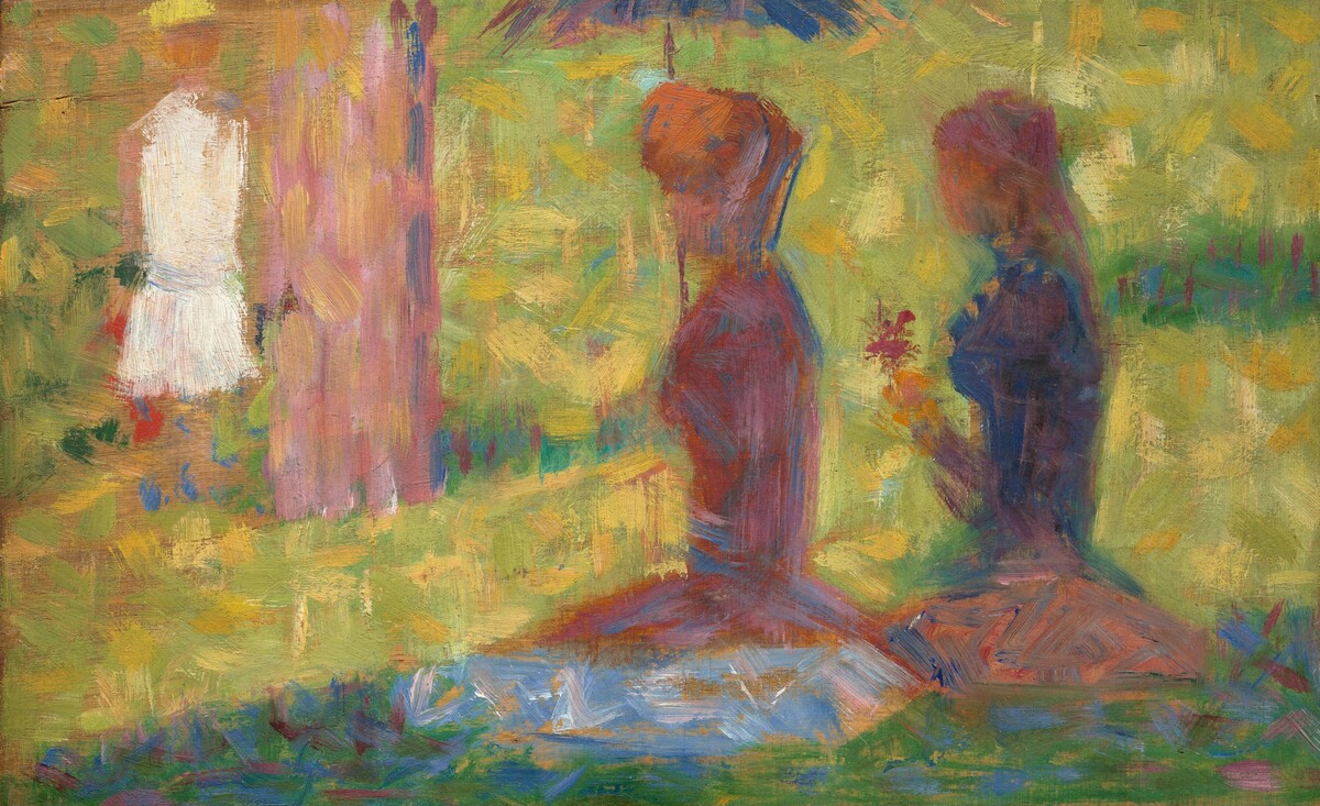 Study of Figures for "La Grande Jatte" by Georges Seurat