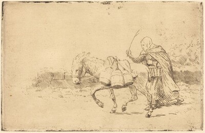 Milkmaid of Boulogne, 1st plate (Laitiere a Boulogne)