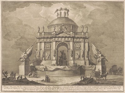 The Prima Macchina for the Chinea of 1773: The Temple of Peace