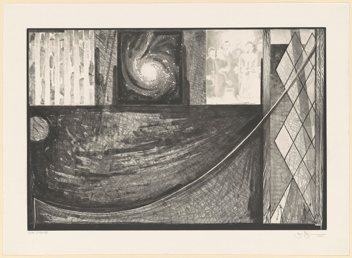 Untitled [state proof of 12th state] by Jasper Johns