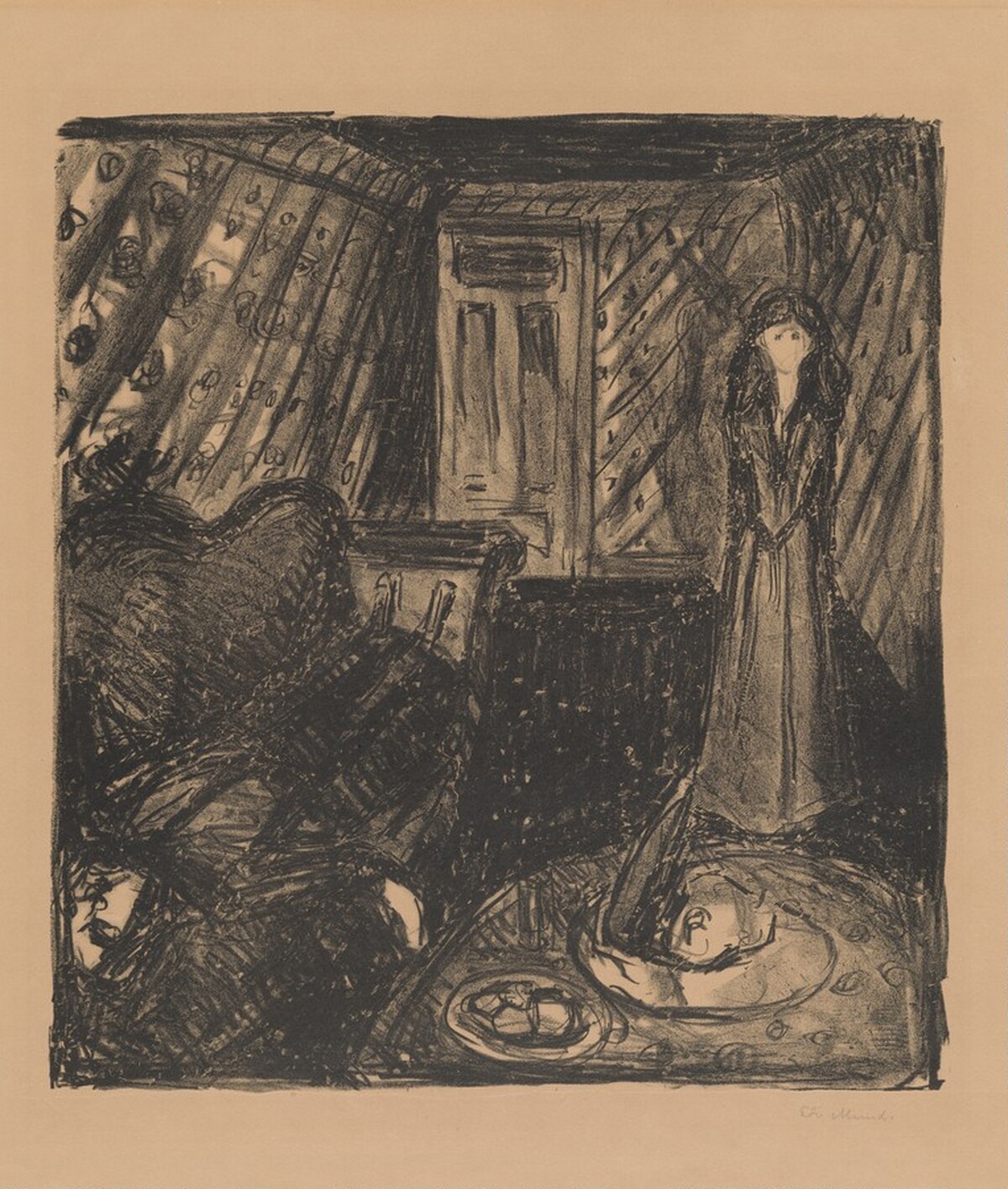 Murder (Mord) by Edvard Munch