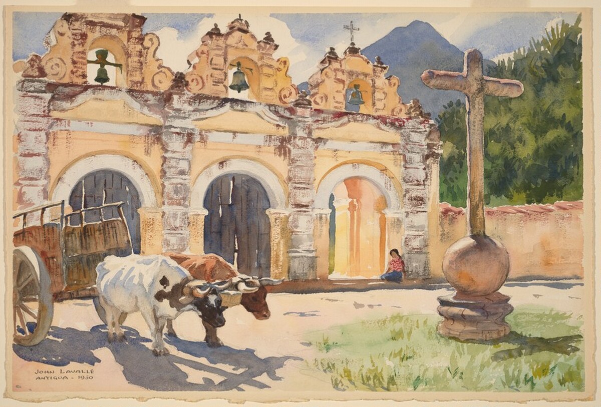 Agua from El Calvario, Antigua, Guatemala by John Lavalle