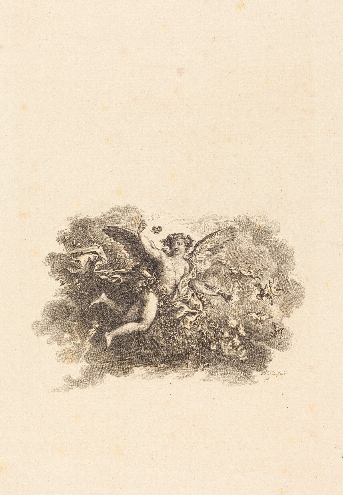 Fleuron for the Title Pages by Pierre-Philippe Choffard