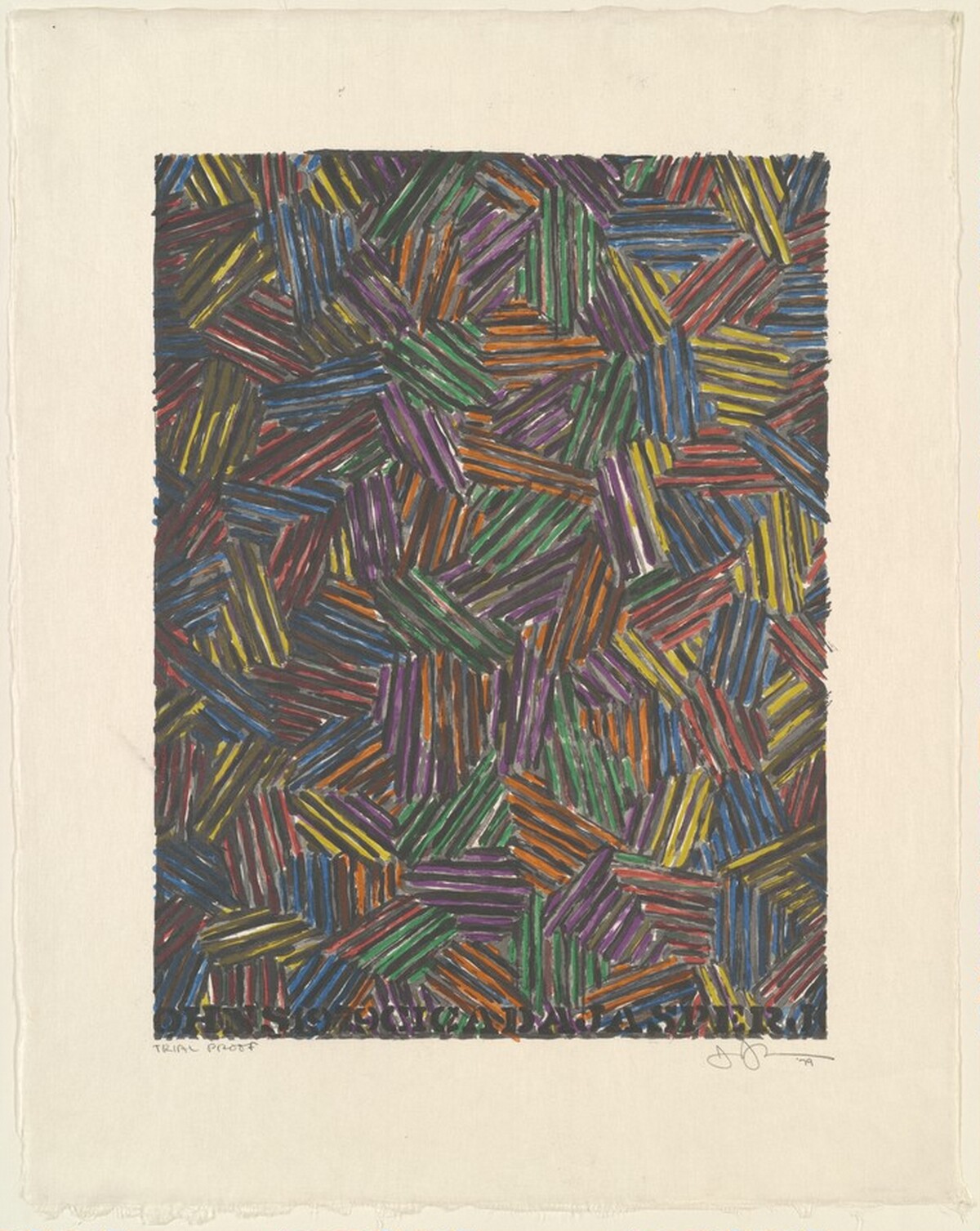 Cicada II [trial proof] by Jasper Johns