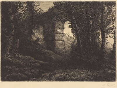 Ruins of an Ancient Aqueduct (Ruine d'un ancien aqueduc)