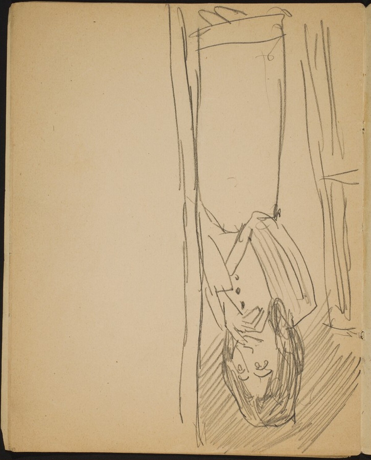 Frau in einer Türöffnung (Woman in a Doorway) [p. 10] by Max Beckmann
