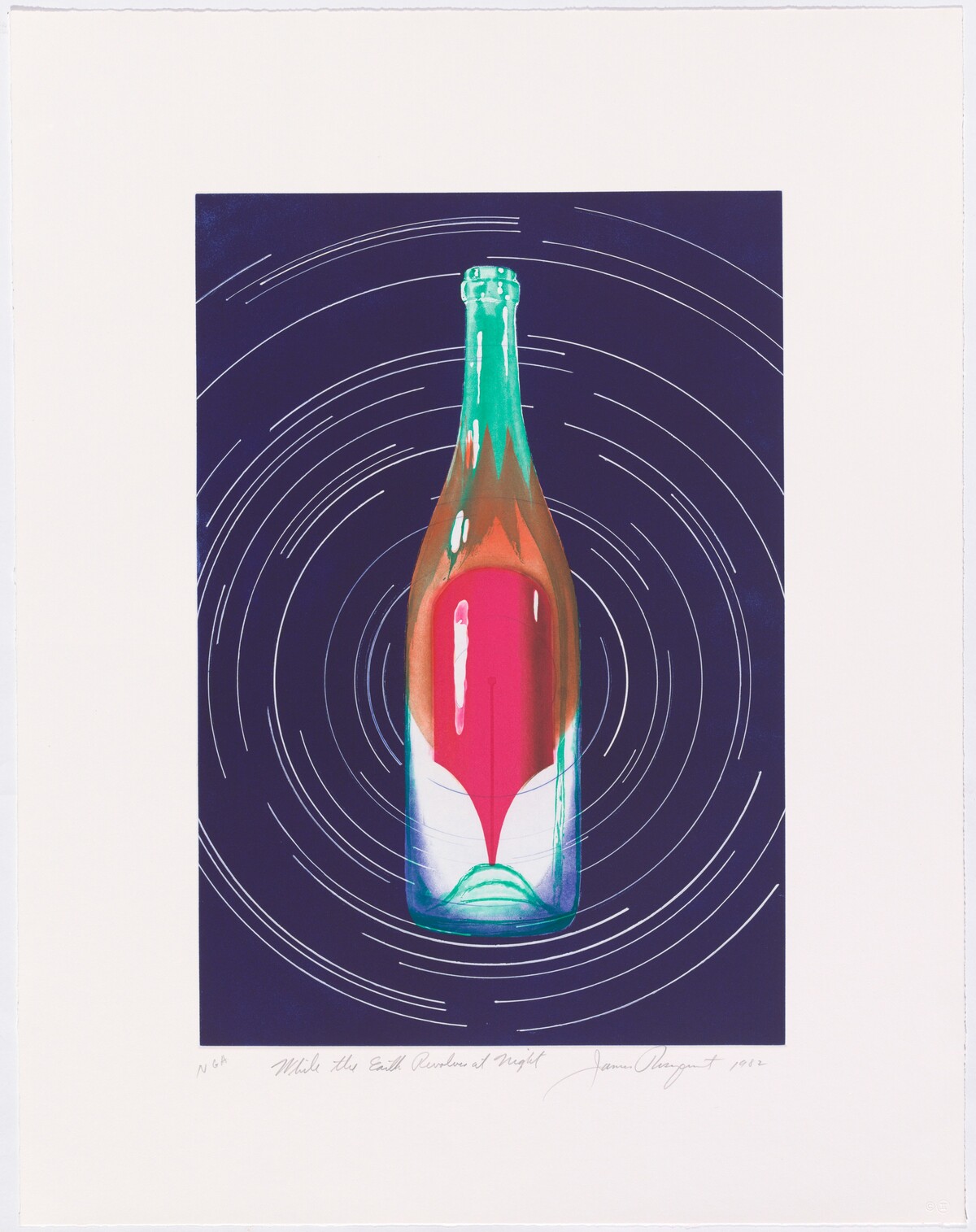 While the Earth Revolves at Night by James Rosenquist