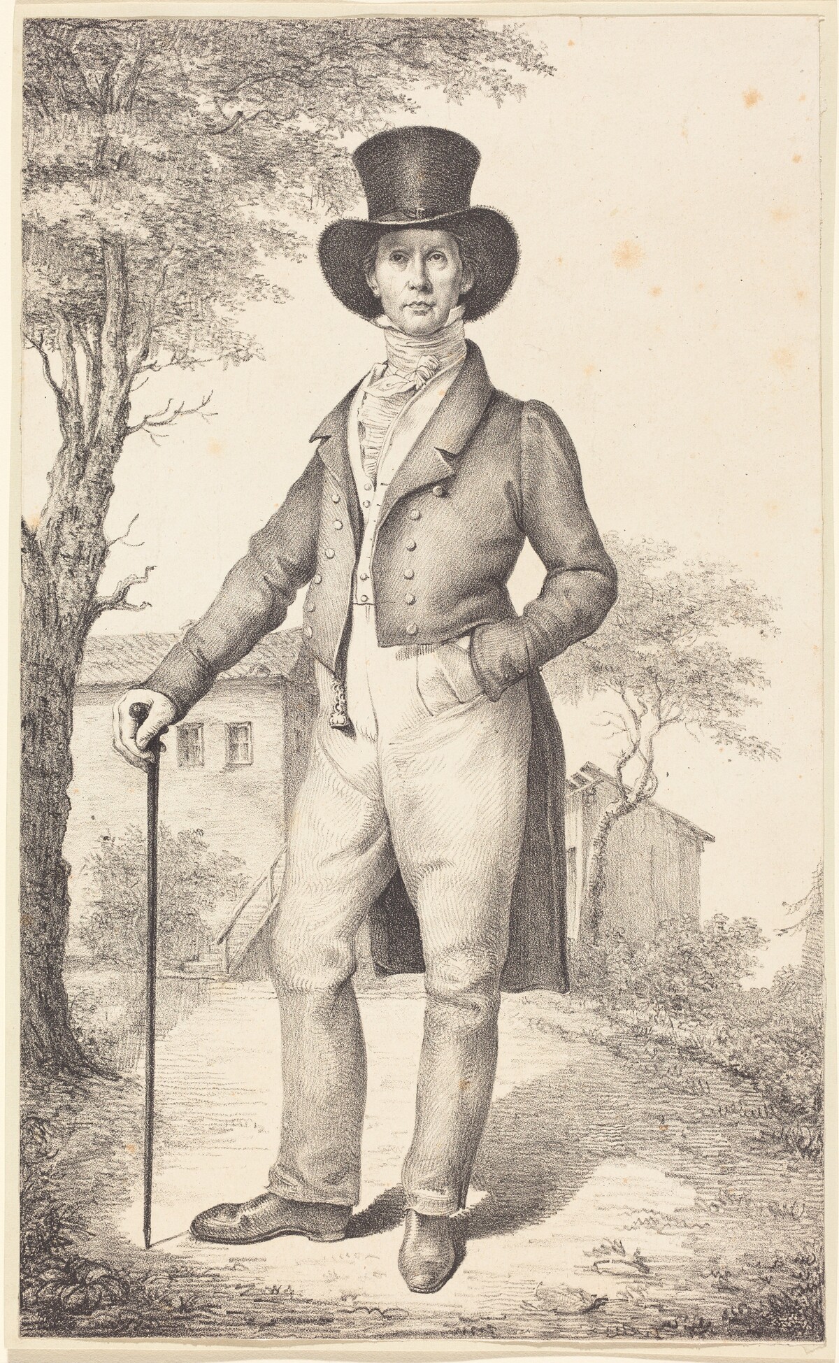 The Senior Government Auditor Rudolf Schadow (The Artist's Brother) by Johann Gottfried Schadow