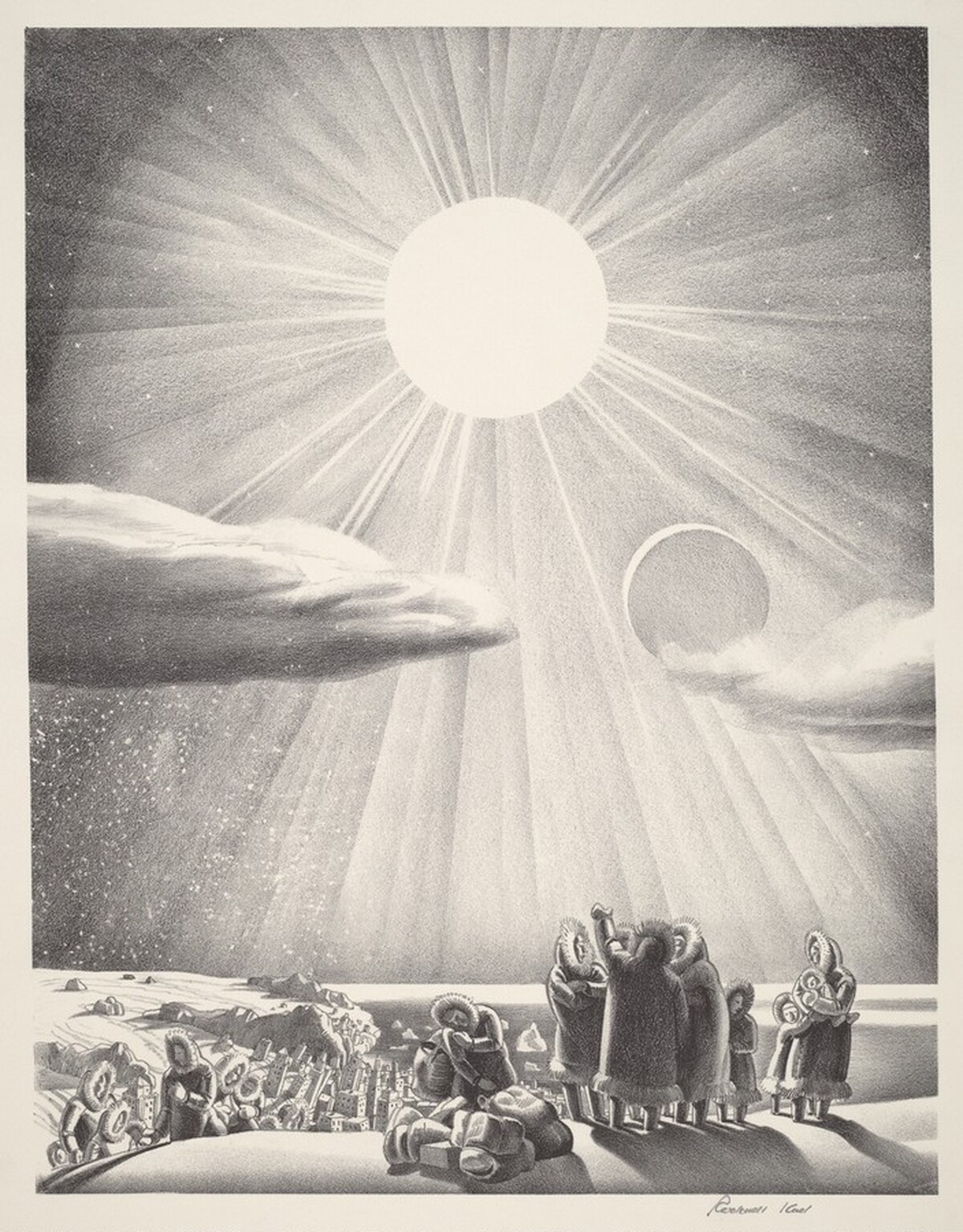 Solar Fade-Out by Rockwell Kent