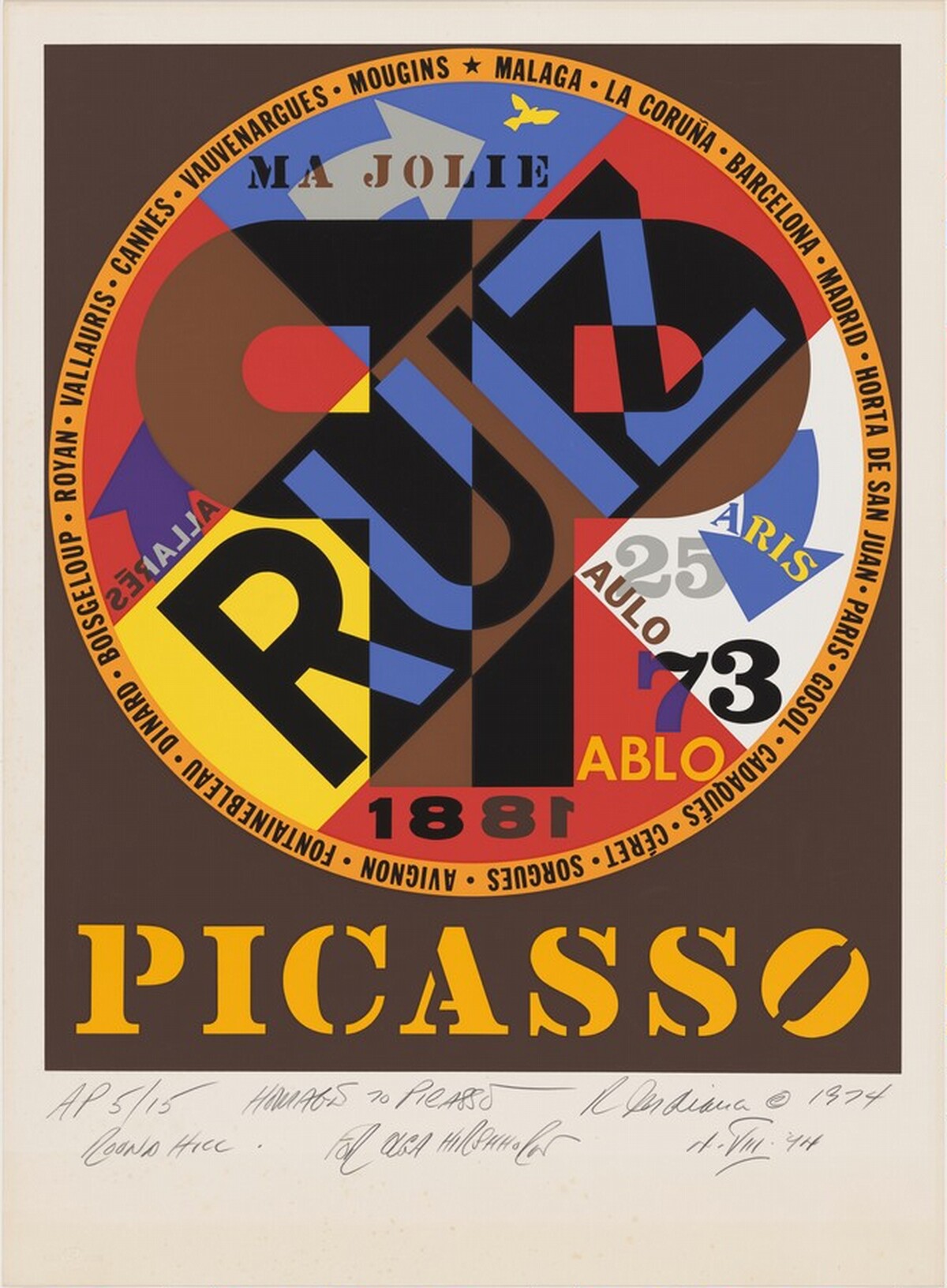 Picasso by Robert Indiana