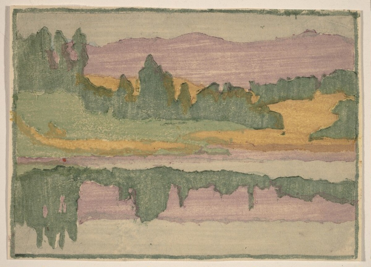 Untitled (Landscape) by Esther Mabel Crawford