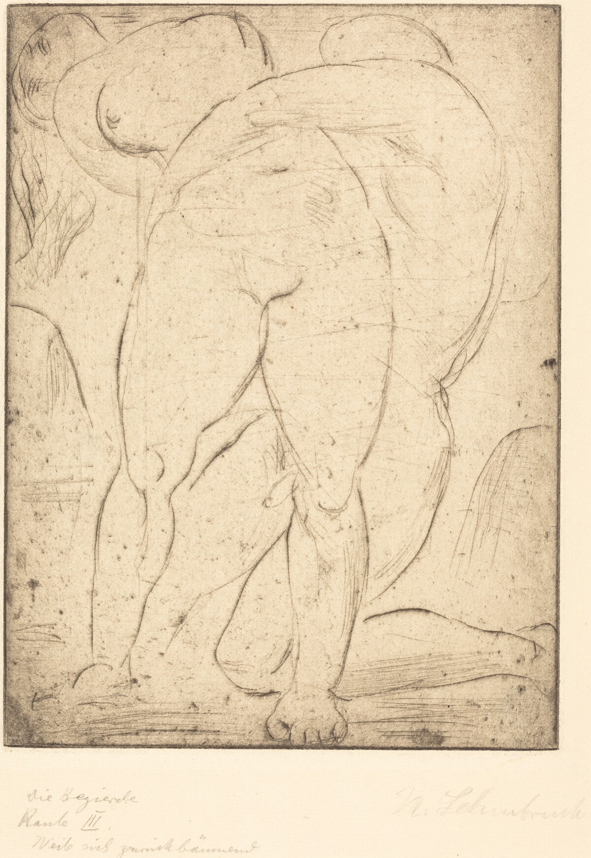 Passion II (Leidenschaft II) by Wilhelm Lehmbruck