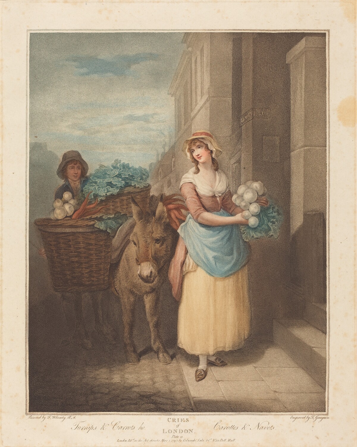 Turnips and Carrots Ho by Thomas Gaugain after Francis Wheatley