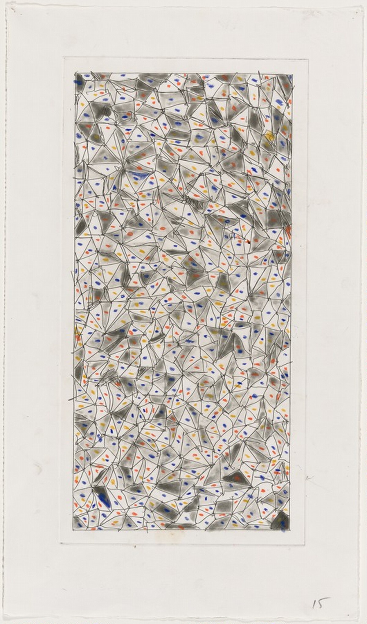Untitled [working proof 1] by Sol LeWitt