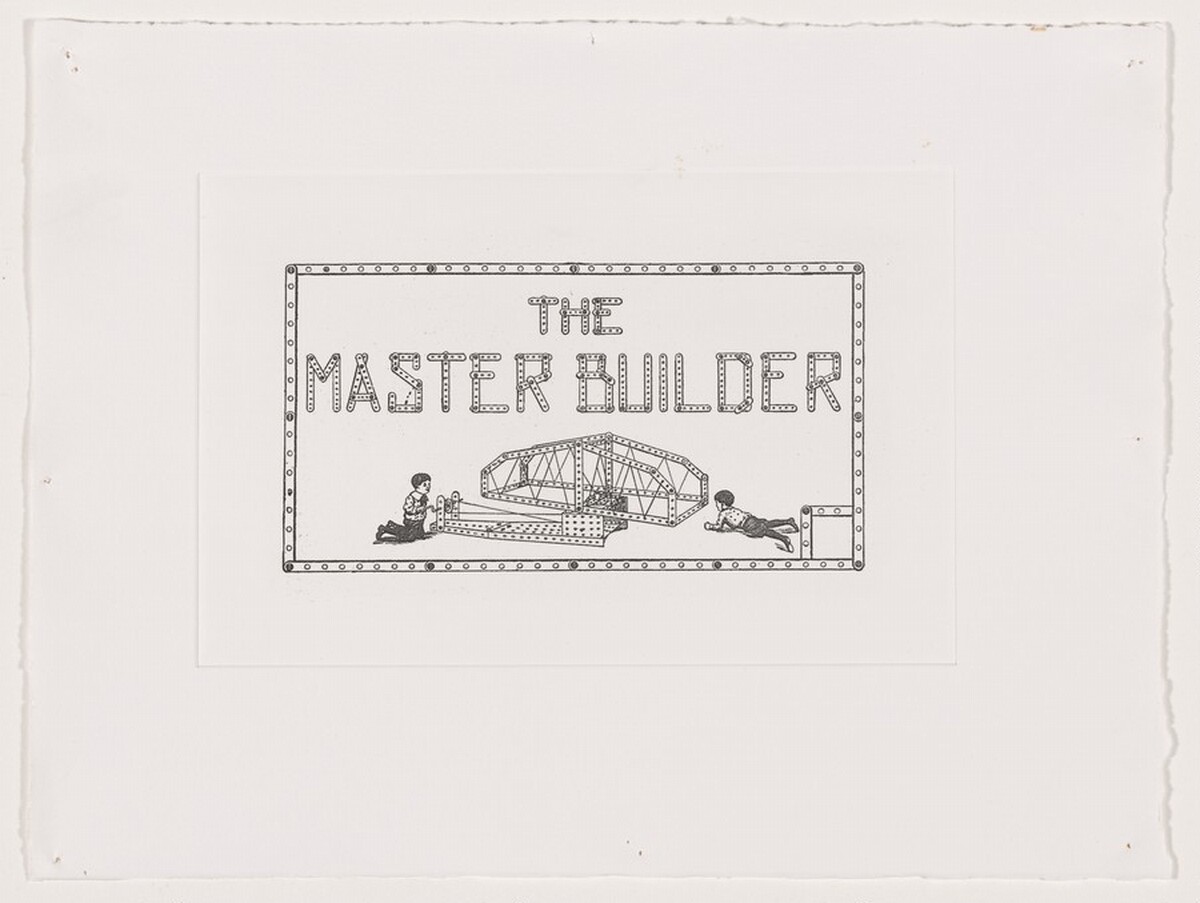 The Master Builder [working proof 1] by Chris Burden