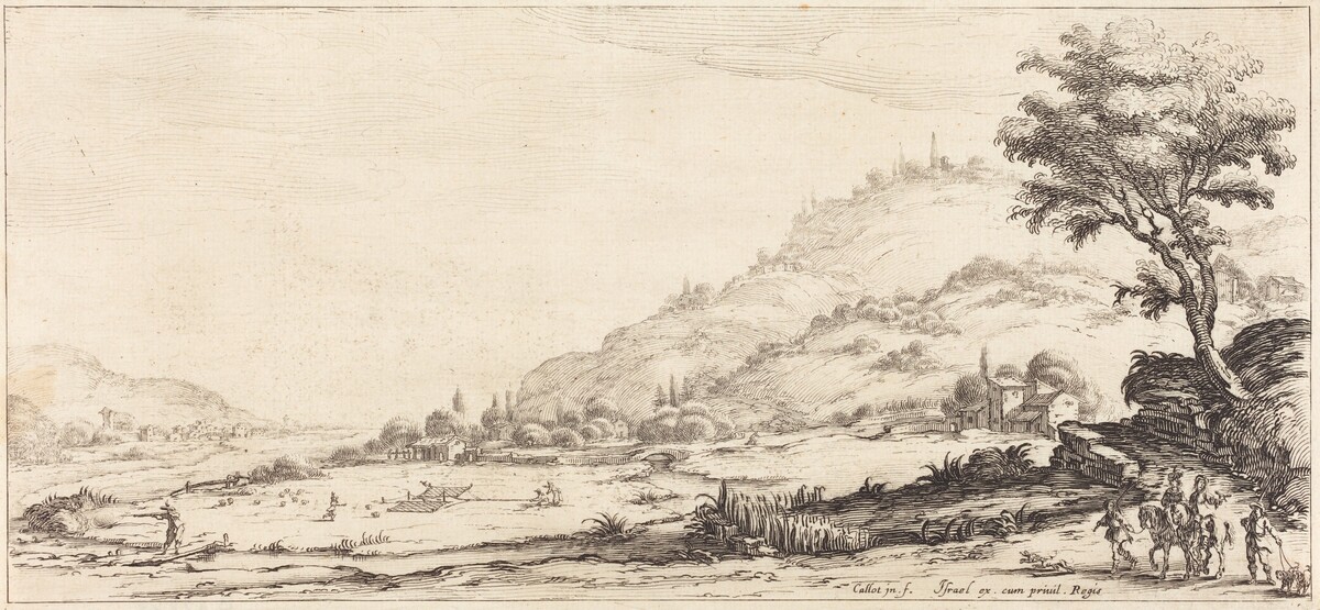 Hunting Birds by Jacques Callot