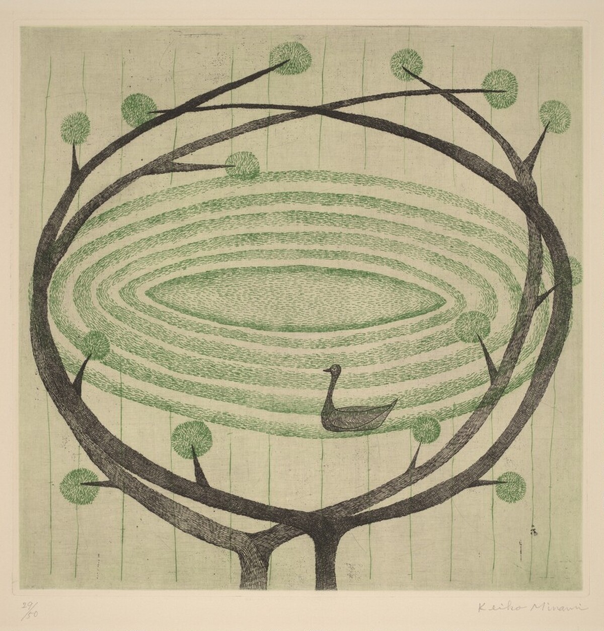 The Duck Pond by Keiko Minami
