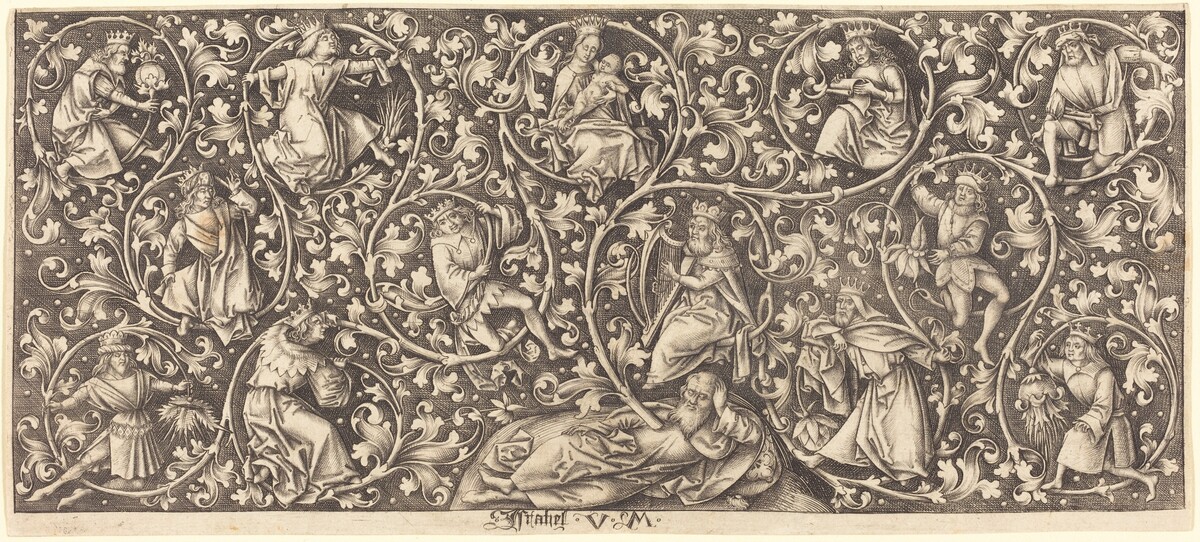 Ornament with the Tree of Jesse by Israhel van Meckenem