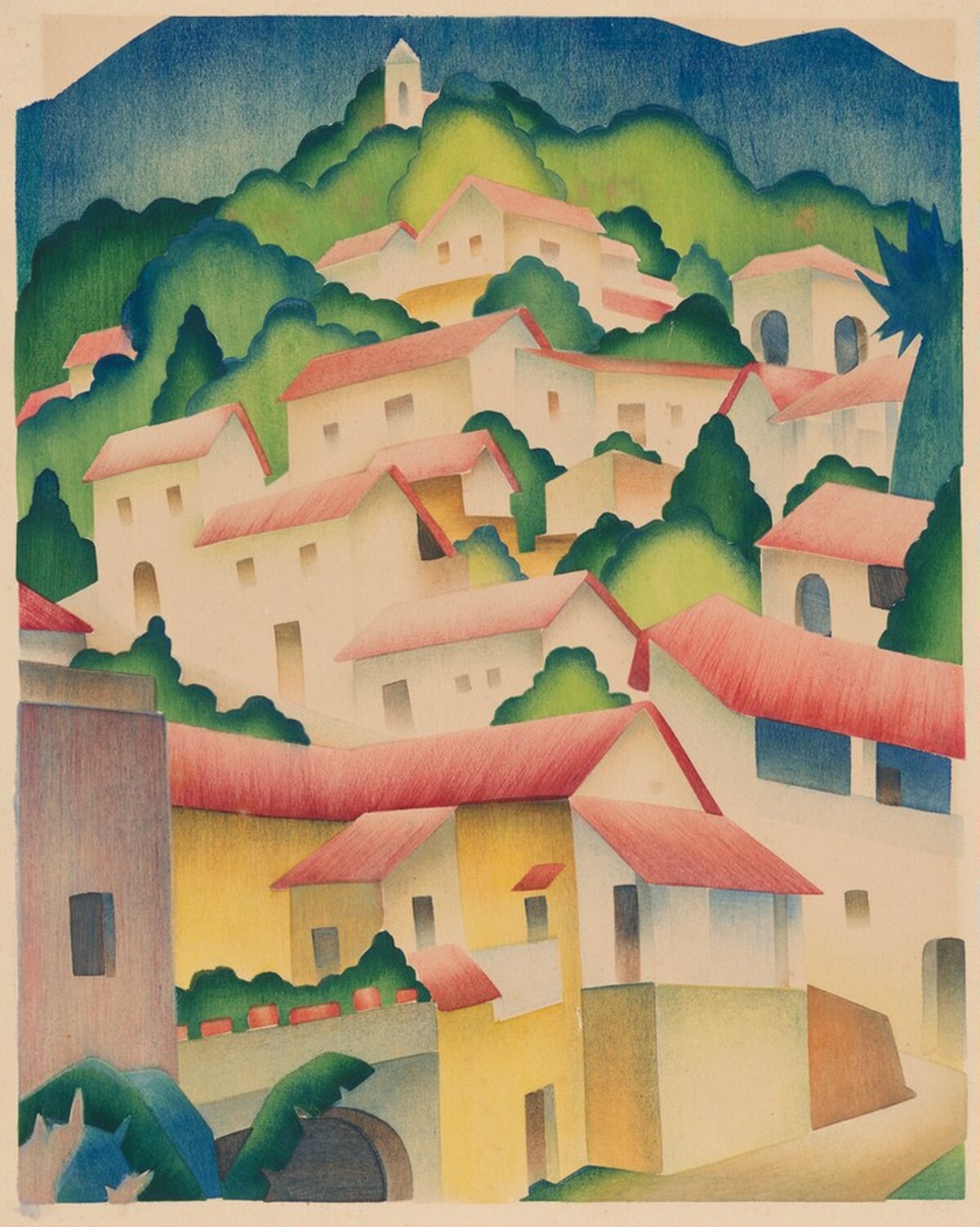 Hillside Patterns, Taxco by Mabel Mason King