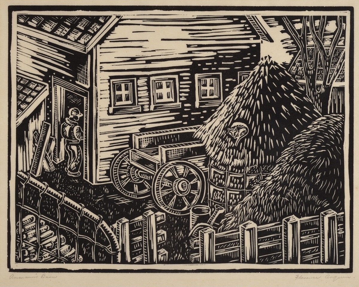 Ammann's Barn by Florence Arquin