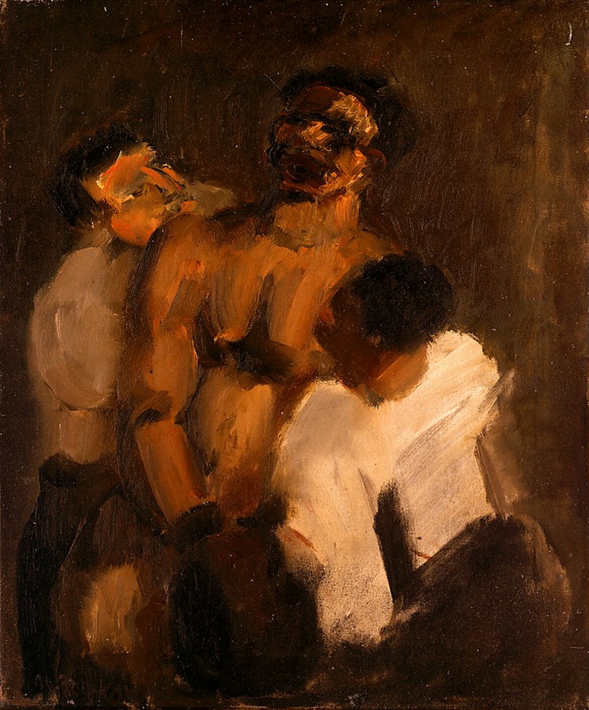The Pugilist by Mark Rothko