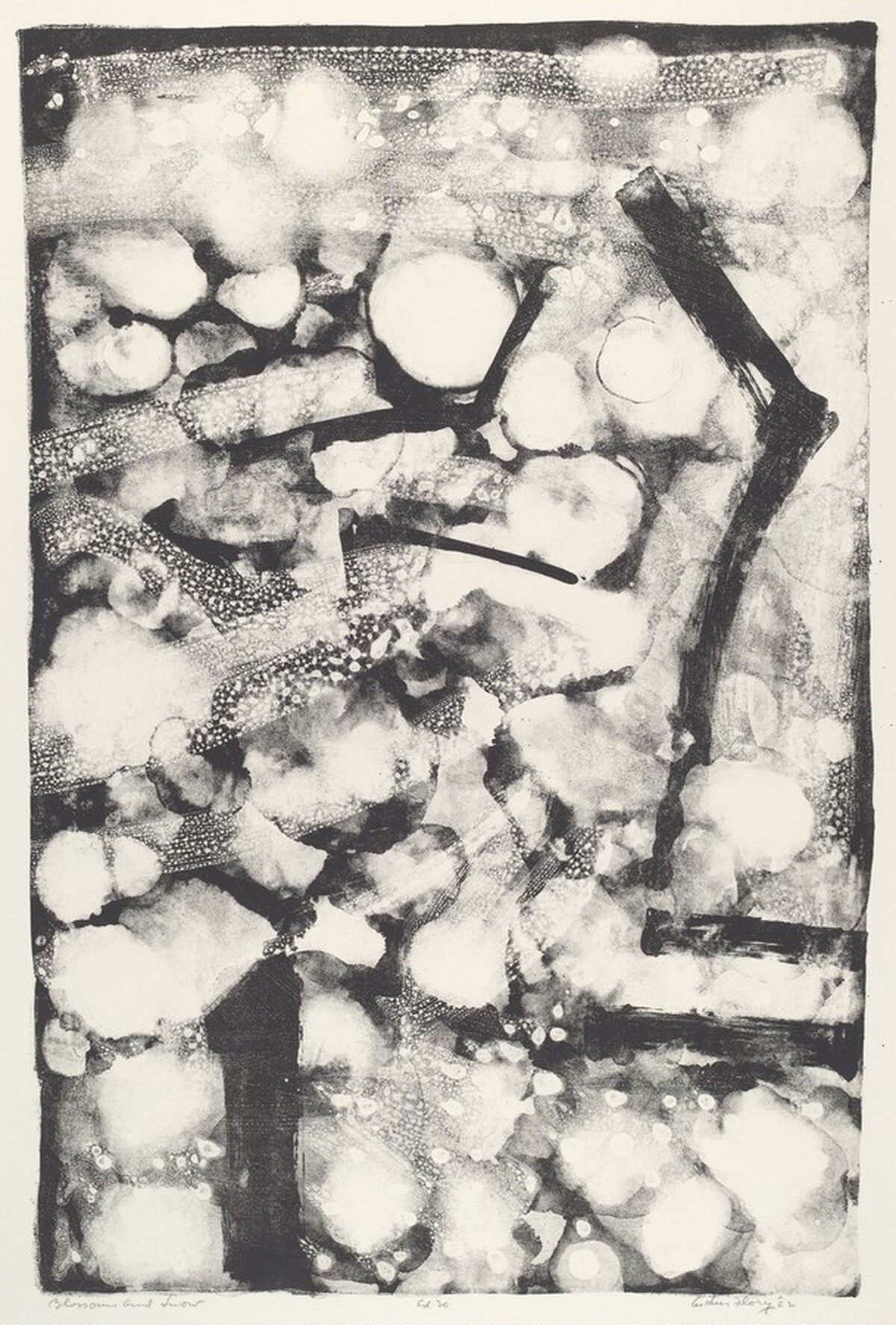 Blossoms and Snow by Arthur L. Flory