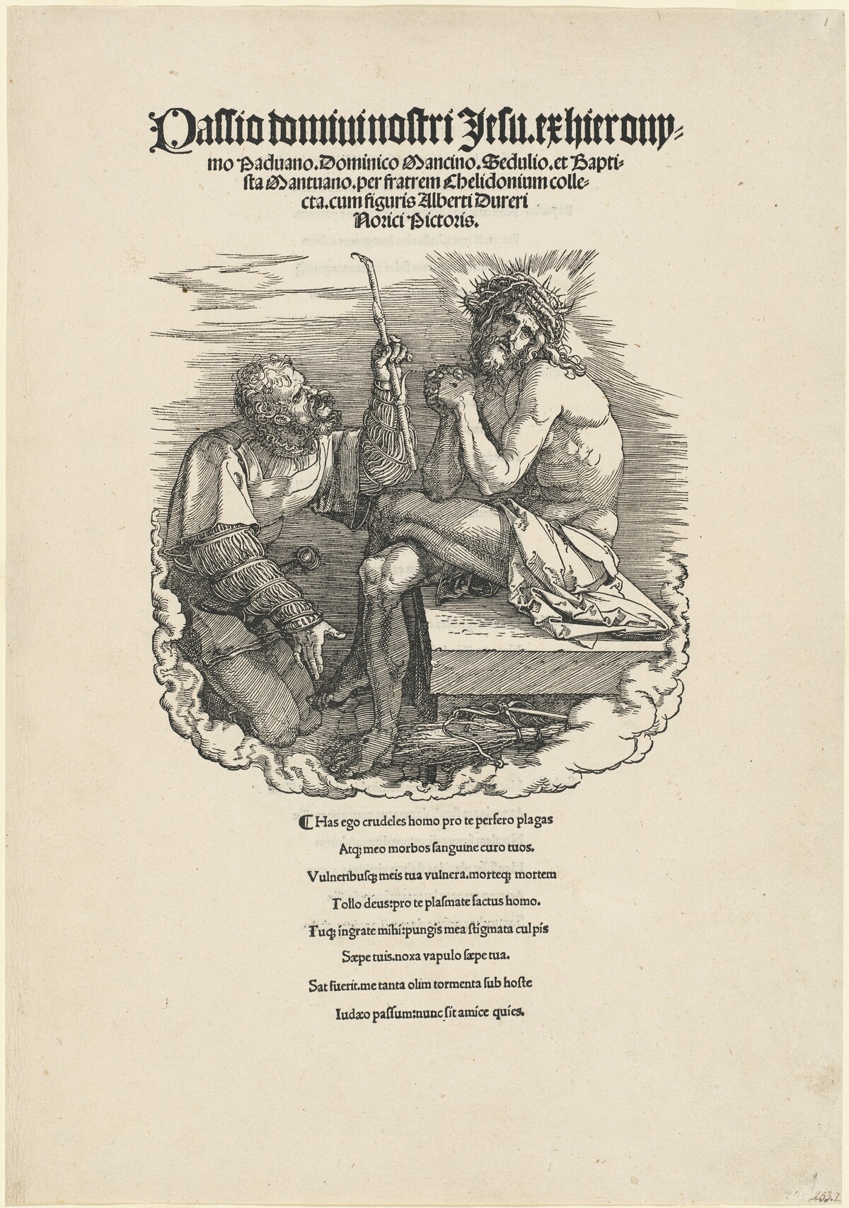 The Man of Sorrows Mocked by a Soldier by Albrecht Dürer