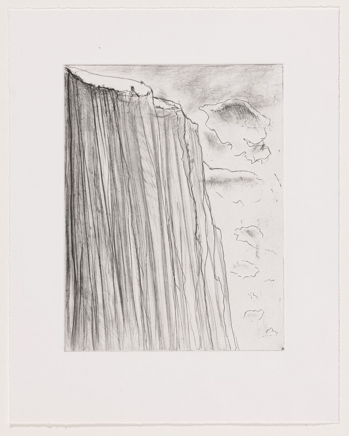 Canyon Clouds [working proof 3] by Wayne Thiebaud
