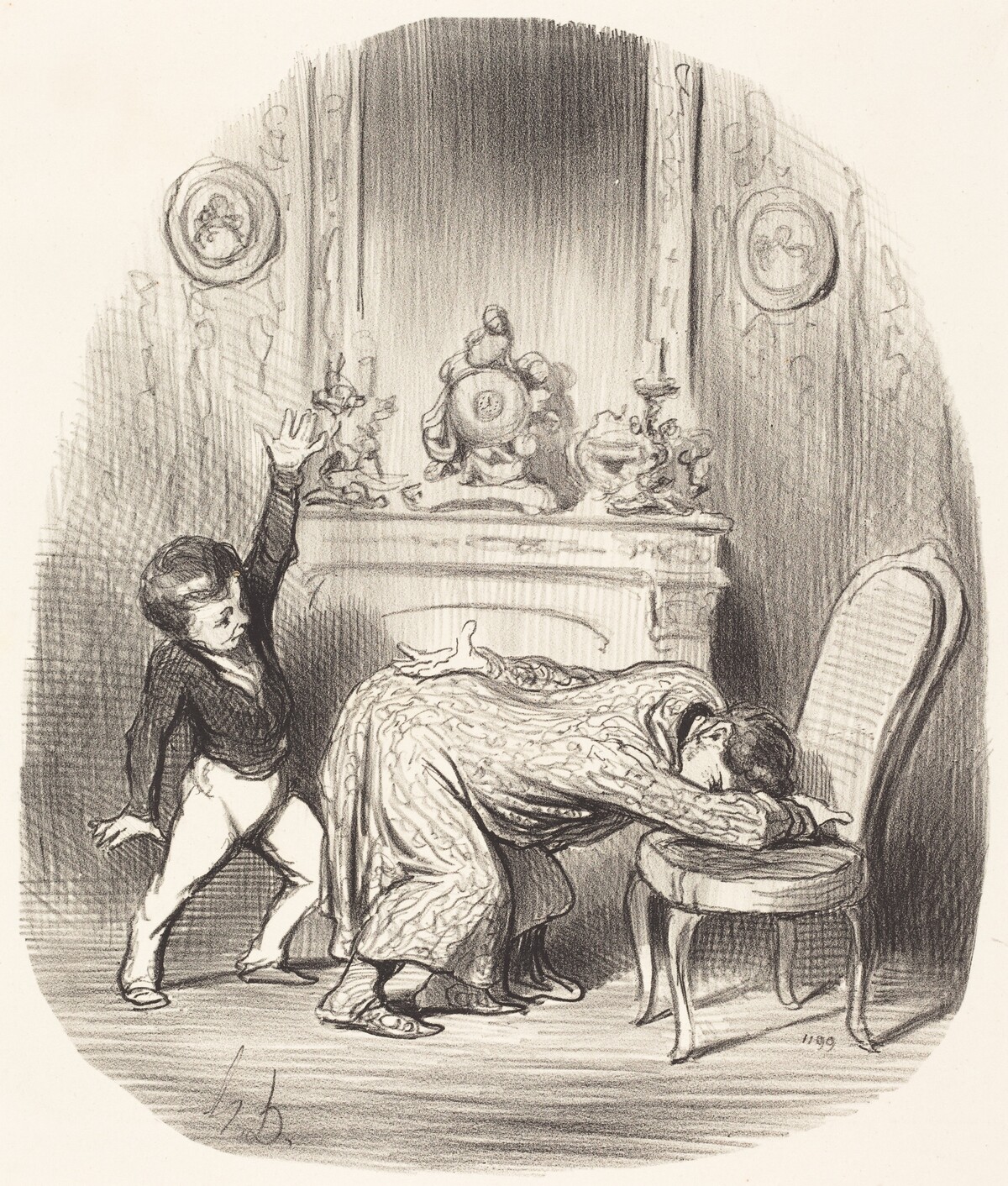 A l'instar d'Henri IV by Honoré Daumier