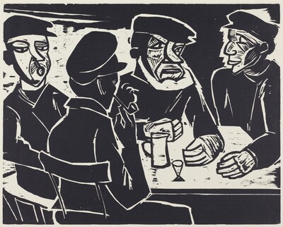 Fishermen Seated at a Table