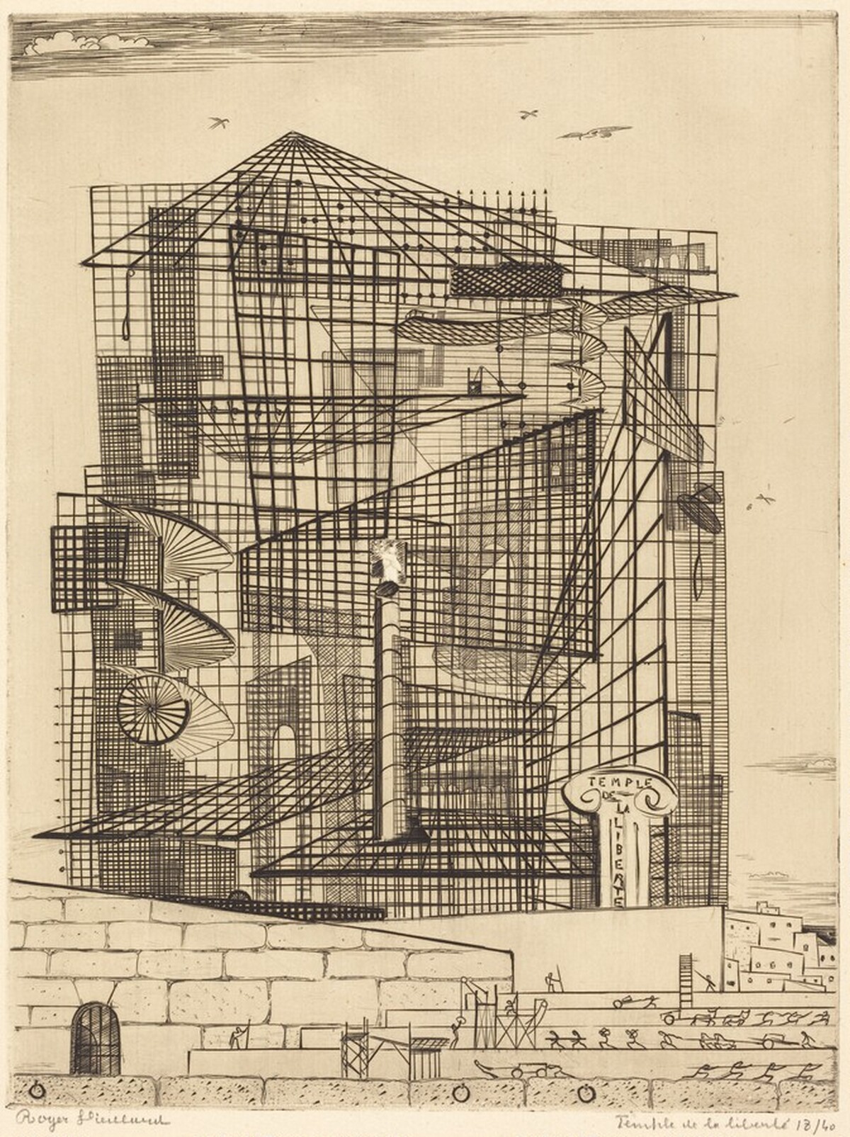 Temple de la Liberte by Roger Vieillard