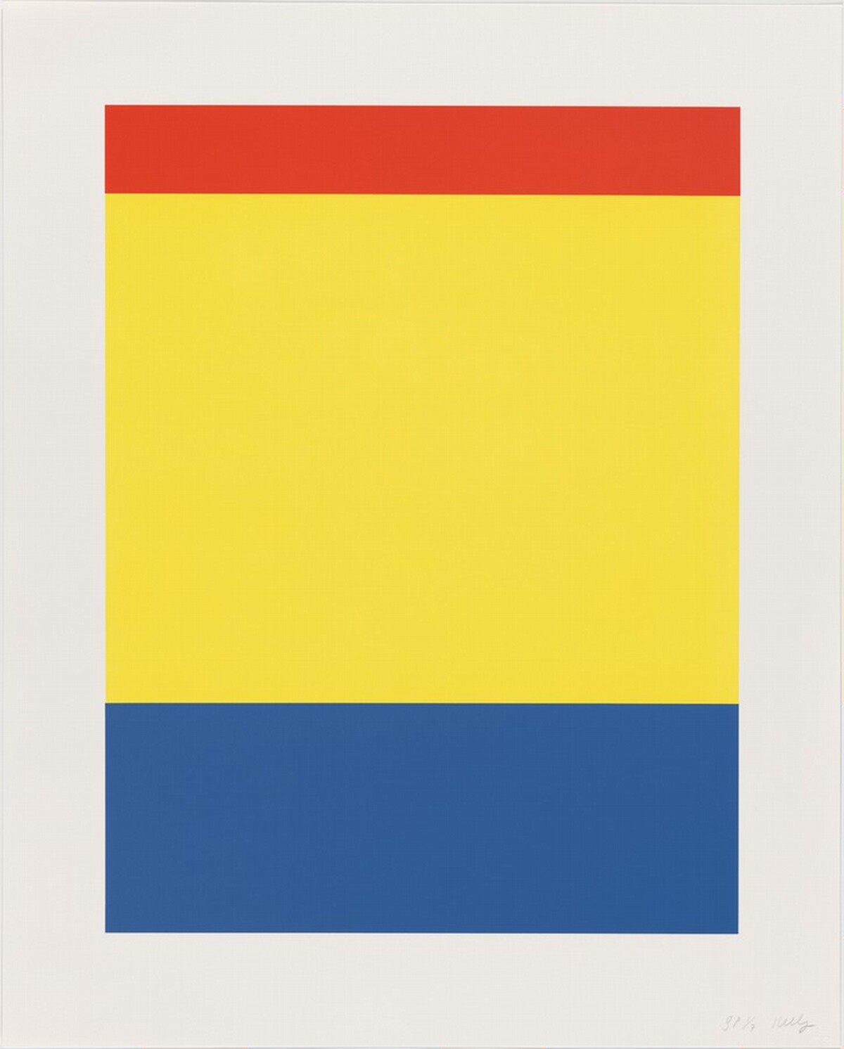 Red Yellow Blue by Ellsworth Kelly