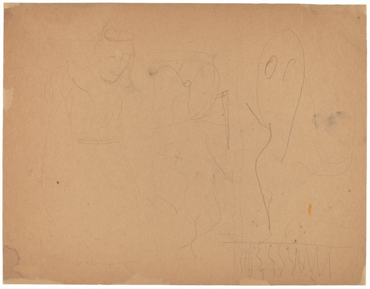 Study of a Standing Female Figure by Mark Rothko