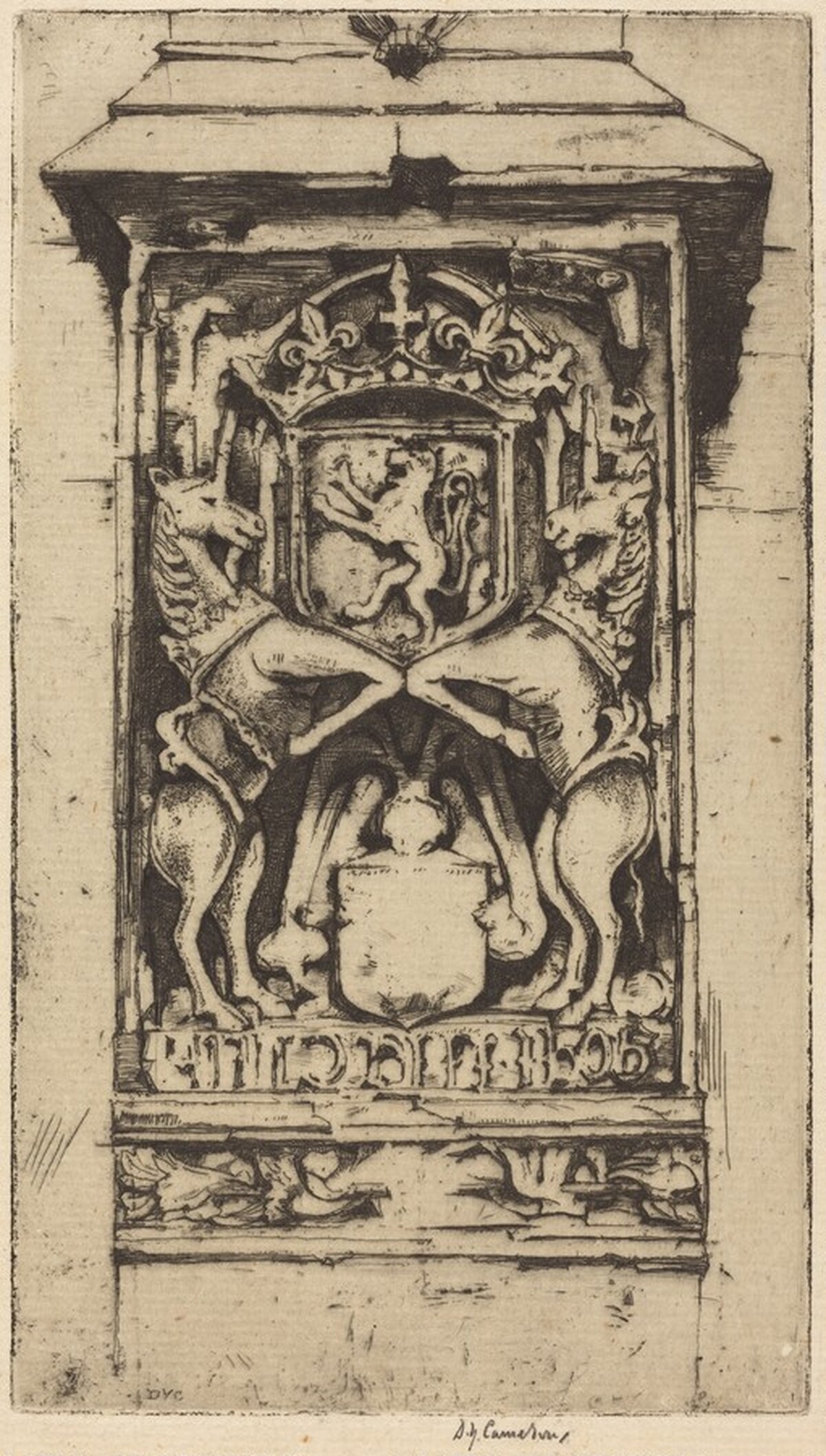 Royal Arms of Scotland by David Young Cameron