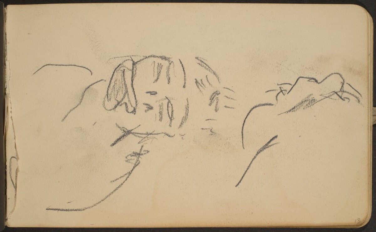 Zwei Köpfe (Two Heads) [p. 13] by Max Beckmann