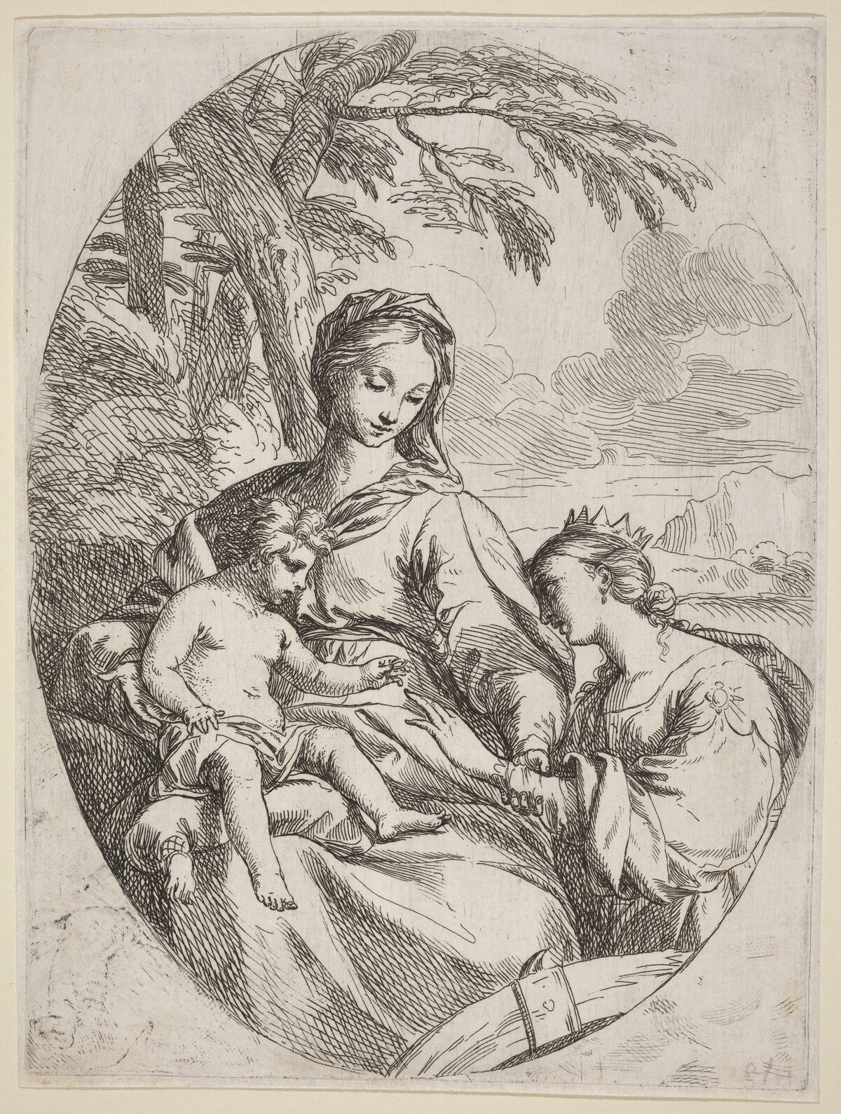 The Mystic Marriage of Saint Catherine by Carlo Maratta