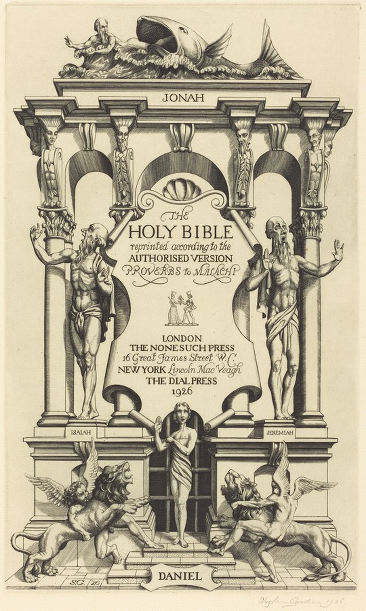Title Page by Stephen Gooden