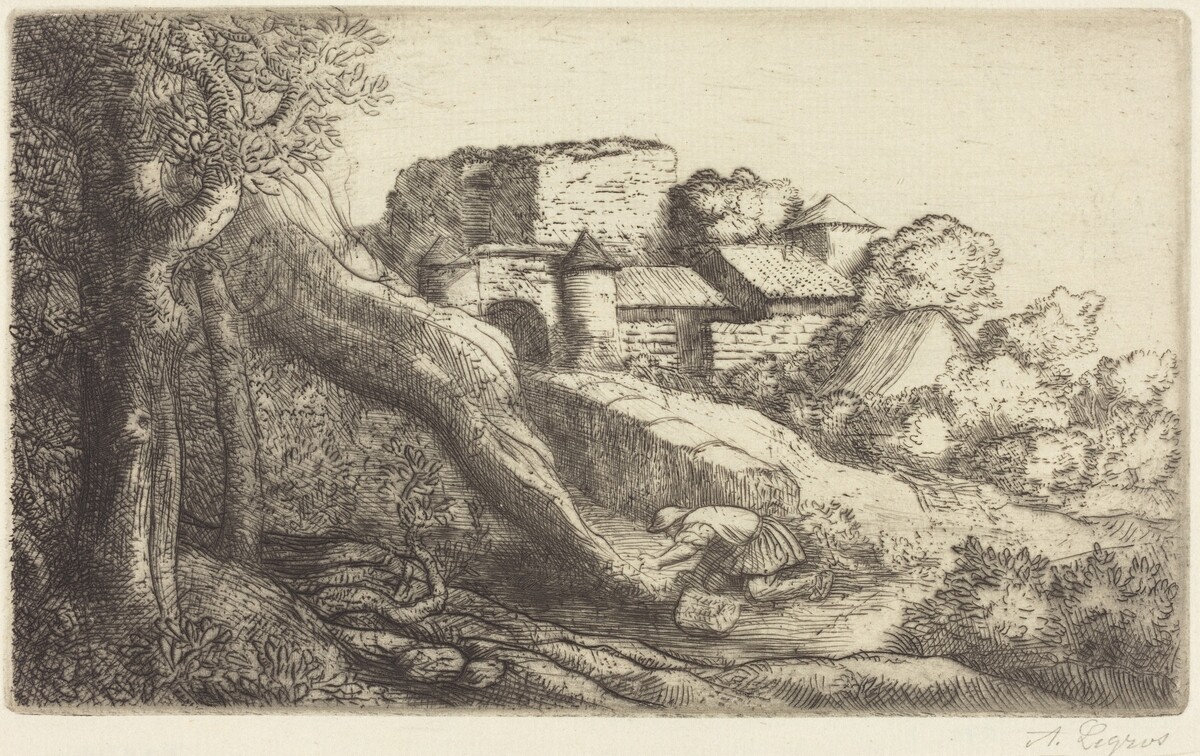 Little Burner of Grass (Le petit bruleur d'herbe) by Alphonse Legros