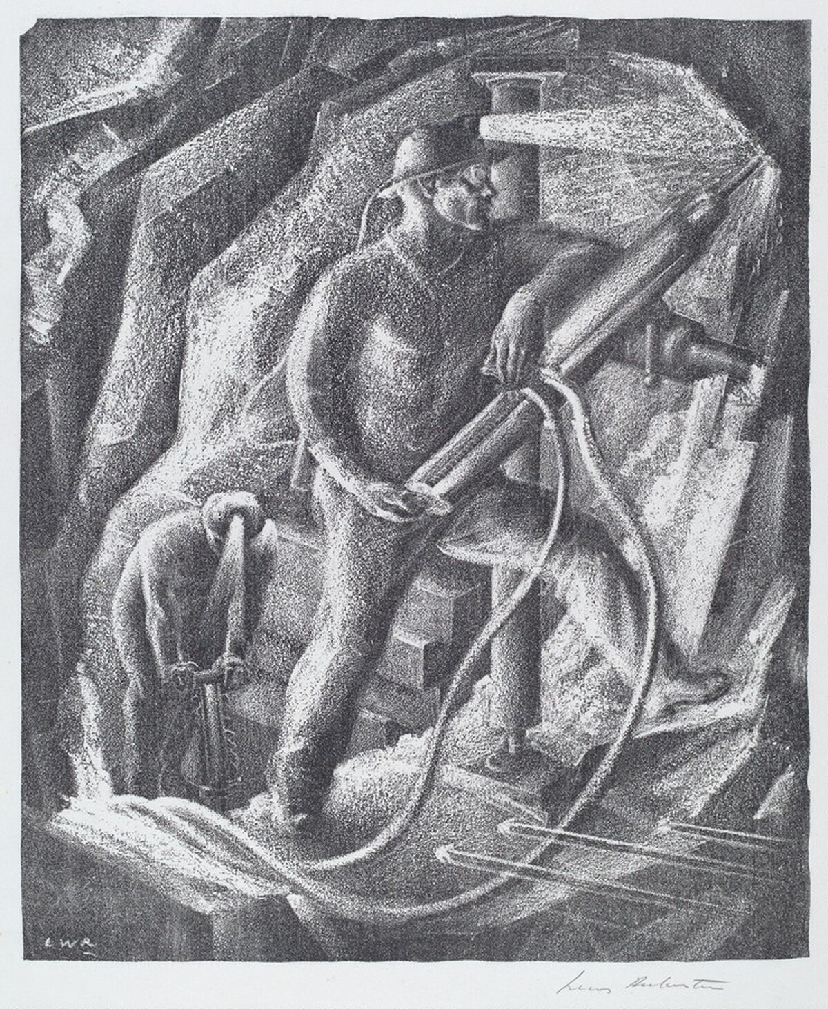 Copper Miners by Lewis W. Rubenstein