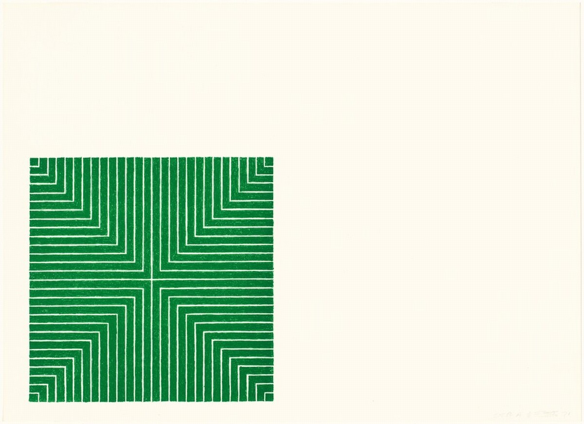 Delaware Crossing [color trial proof] by Frank Stella