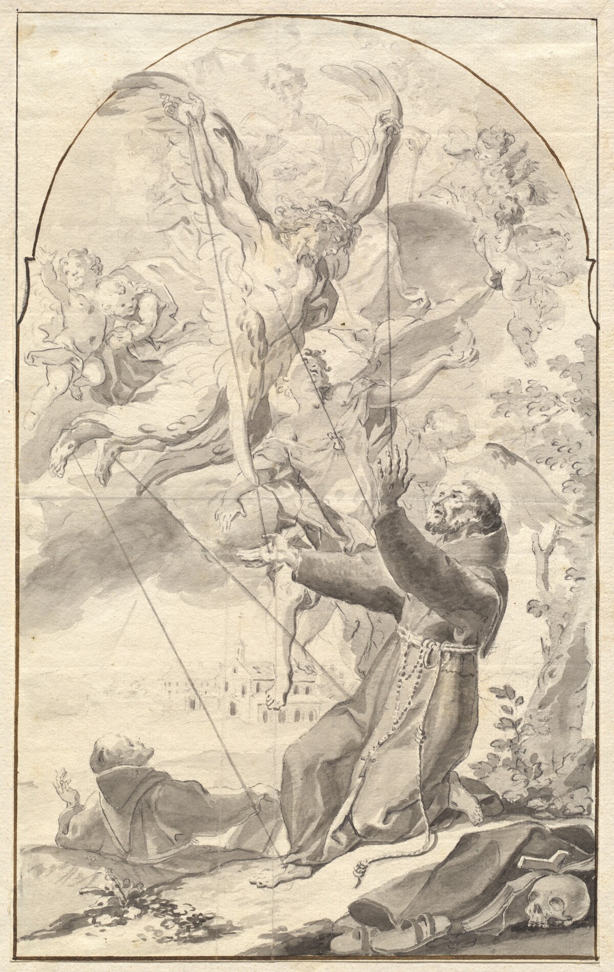 The Stigmatization of Saint Francis by Johan Baptist Enzensberger
