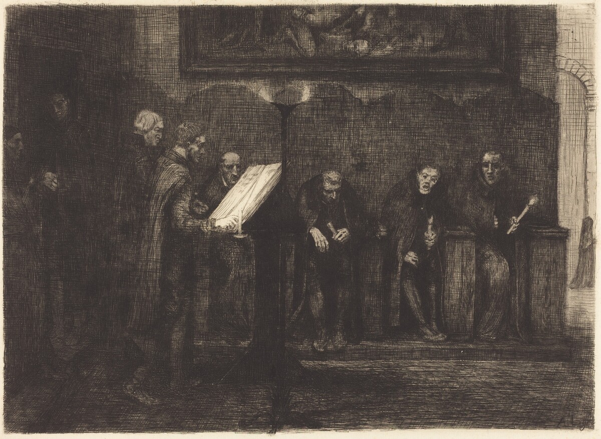 Spanish Singers (Les chantres espagnols) by Alphonse Legros