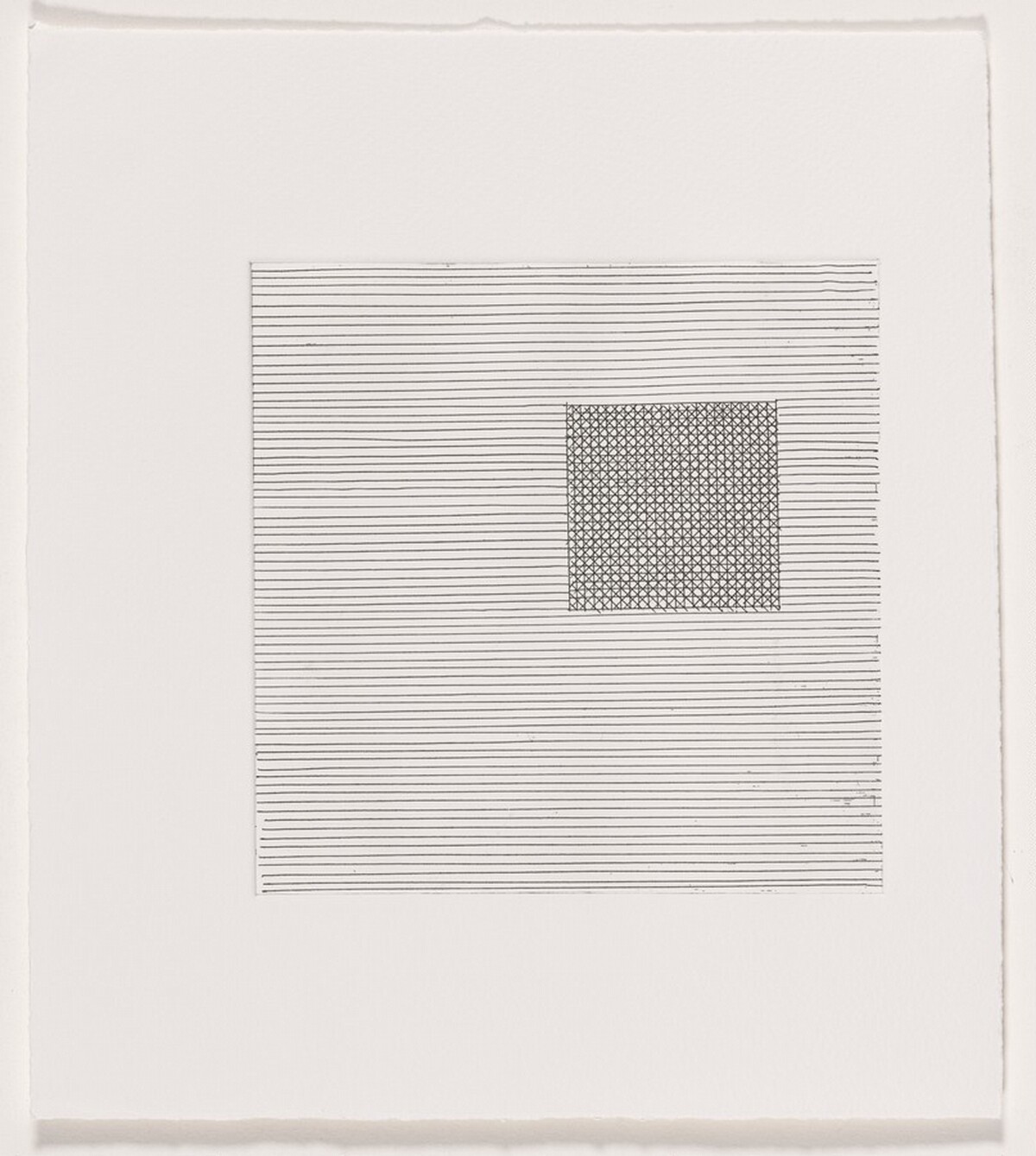 Untitled (unpublished) 4A [working proof 1] by Sol LeWitt
