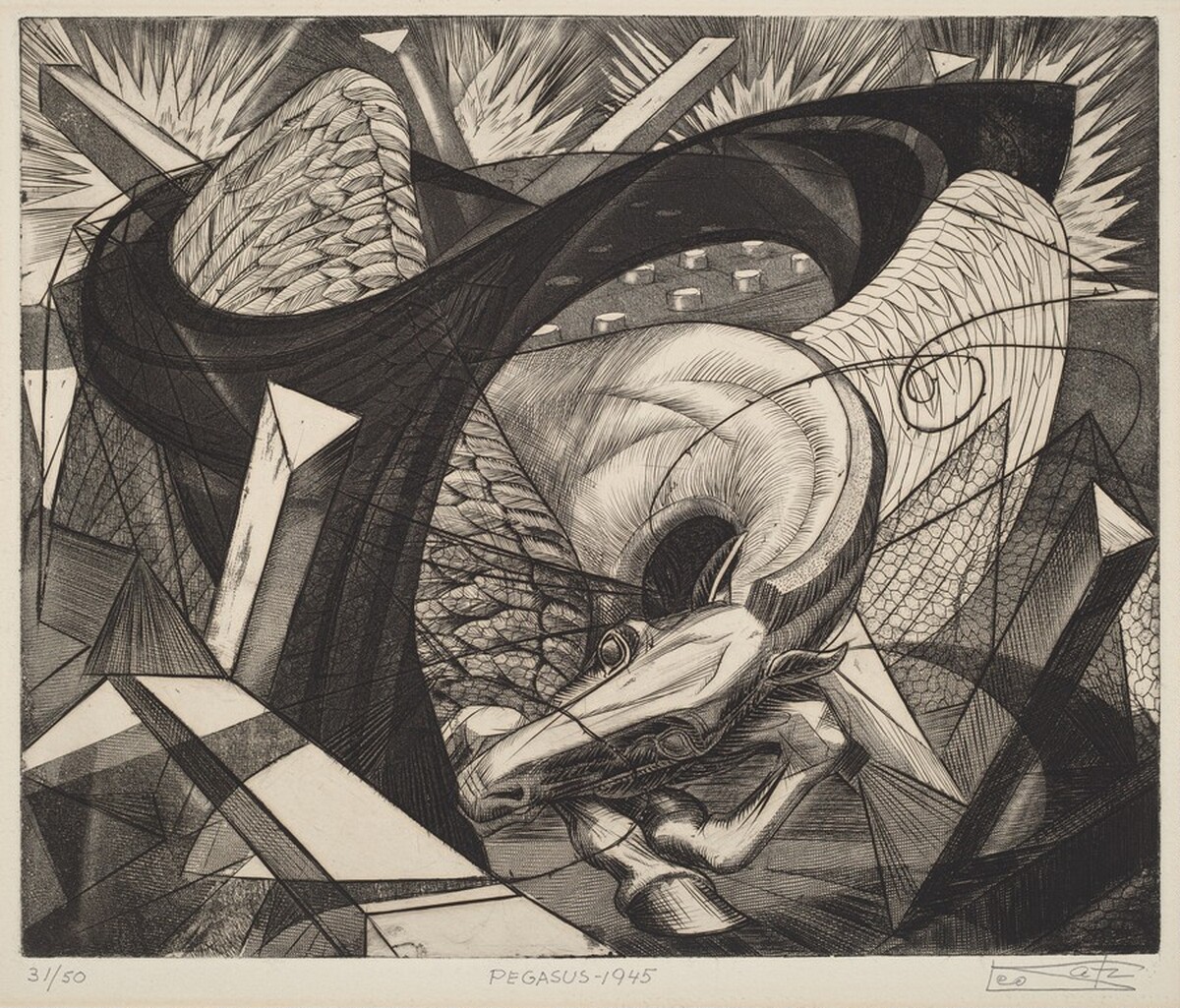 Pegasus--1945 by Leo Katz
