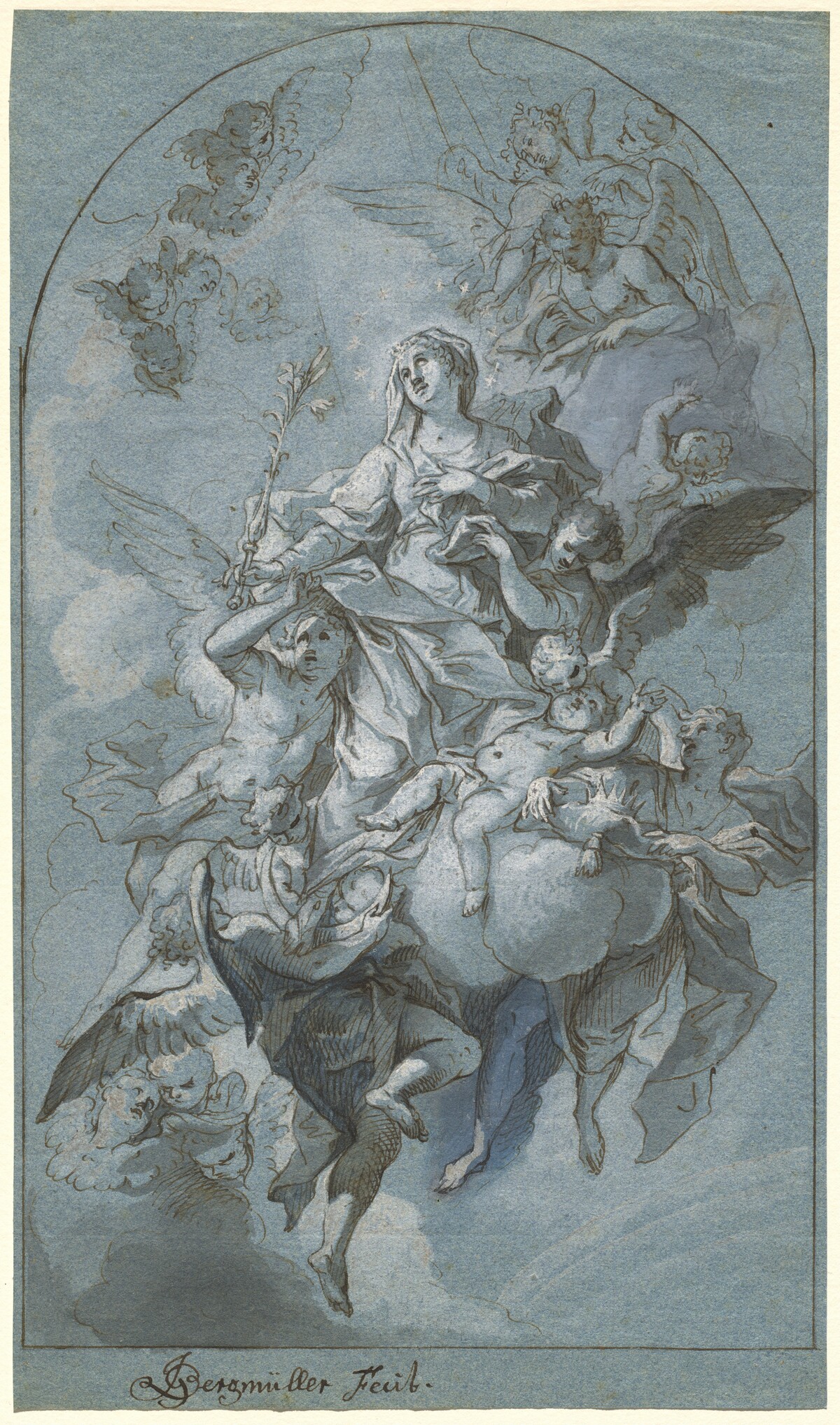 The Immaculate Conception by Johann Georg Bergmüller