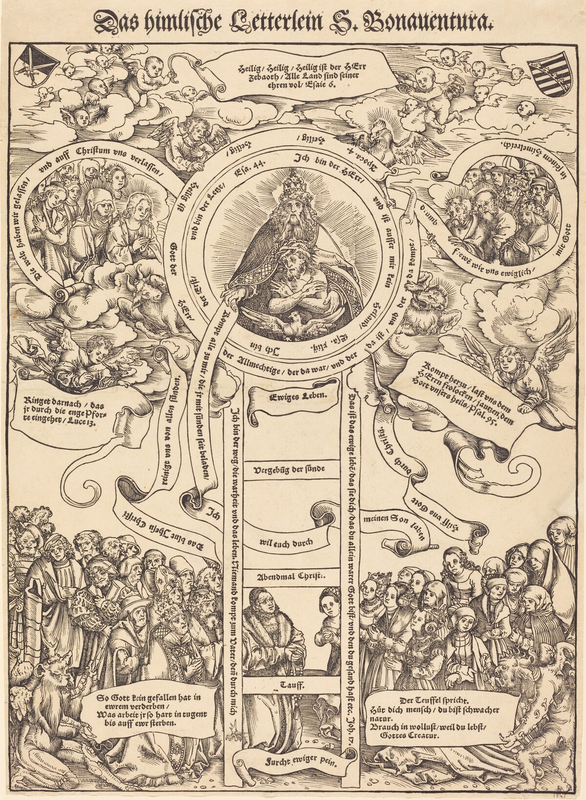 The Celestial Ladder of Saint Bonaventura by Lucas Cranach the Elder