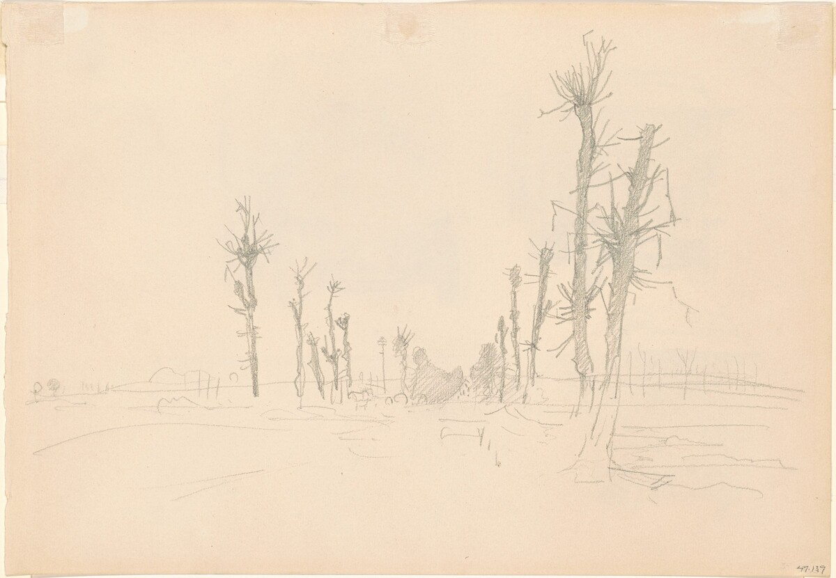 Devastated Landscape [verso] by John Singer Sargent