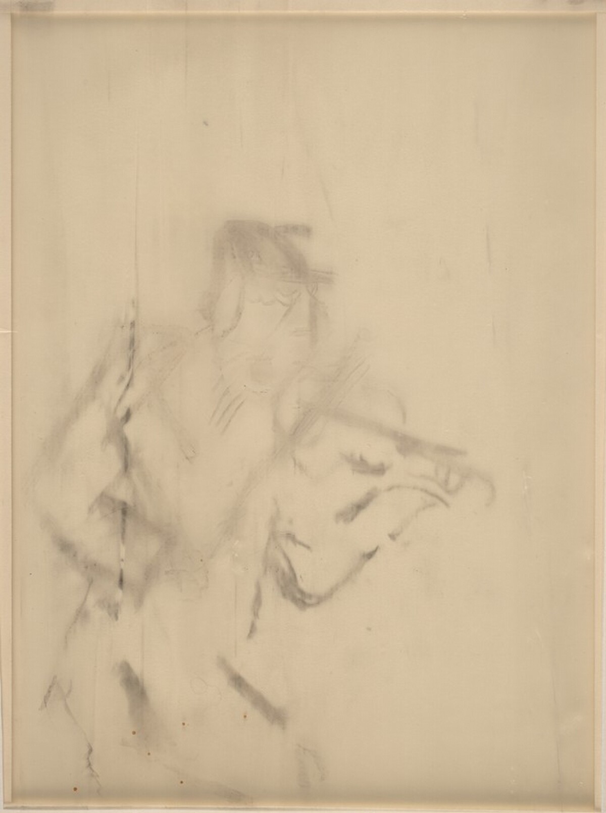 Figure Playing a Violin by John Marin