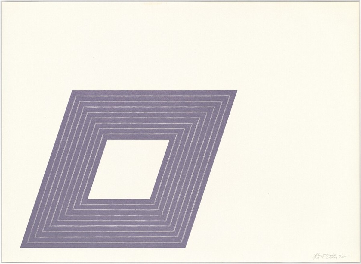 Carl Andre by Frank Stella